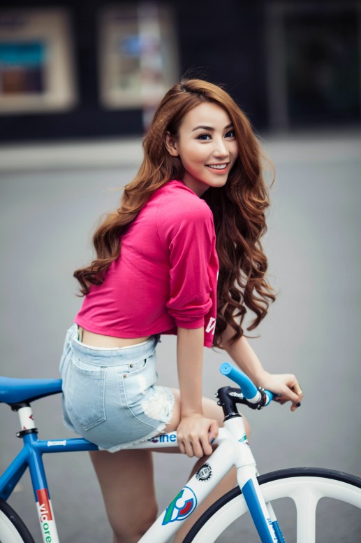 Hưởng ứng đề án "Đi xe đạp vì môi trường":Ngân Khánh 9