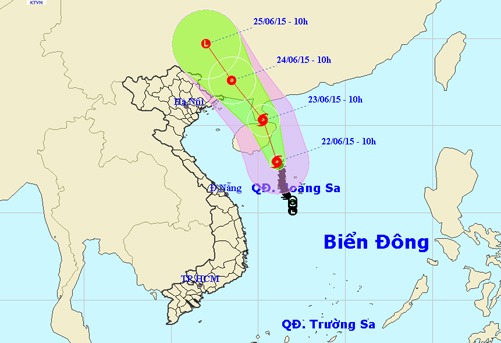 [-]Bão[-]số[-]1[-]di[-]chuyển[-]theo[-]hướng[-]Bắc[-]Tây[-]Bắc,[-]mỗi[-]giờ[-]đi[-]được[-]10-15km[-]