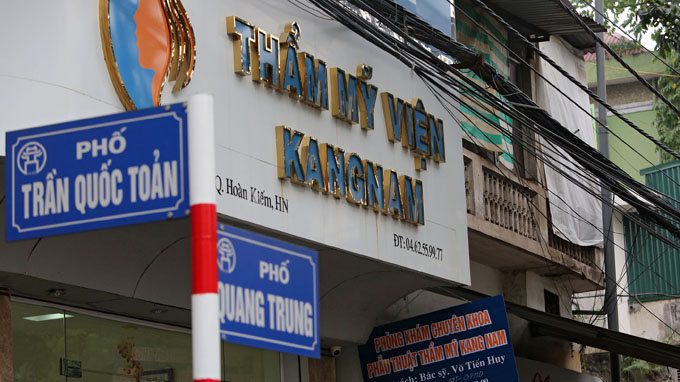 Thẩm[-]mỹ[-]viện[-]Kangnam[-]bị[-]phạt[-]15[-]triệu[-]đồng[-]vì[-]quảng[-]cáo[-]trái[-]phép