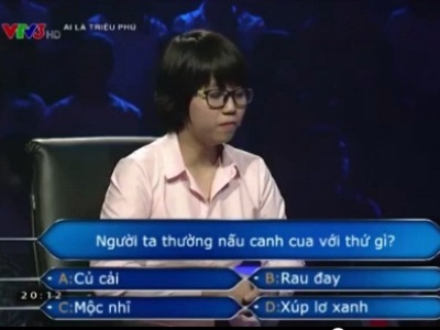 [-]Nữ[-]kỹ[-]sư[-]24[-]tuổi[-]không[-]trả[-]lời[-]được[-]2[-]câu[-]hỏi[-]mà[-]mọi[-]người[-]coi[-]là[-]đơn[-]giản:[-]"El[-]Nino[-]là[-]gì?"[-]và[-]"cái[-]gì[-]nấu[-]với[-]canh[-]cua?".[-]Nhiều[-]người[-]nhanh[-]chóng[-]phán[-]xét[-]cô[-]gái[-]đó[-]ngốc[-]nghếch,[-]coi[-]đó[-]là[-]một[-]thất[-]bại[-]của[-]nền[-]giáo[-]dục[-]Việt[-]Nam[-]-Nguồn[-]ảnh:[-]Tinmoitruong.vn