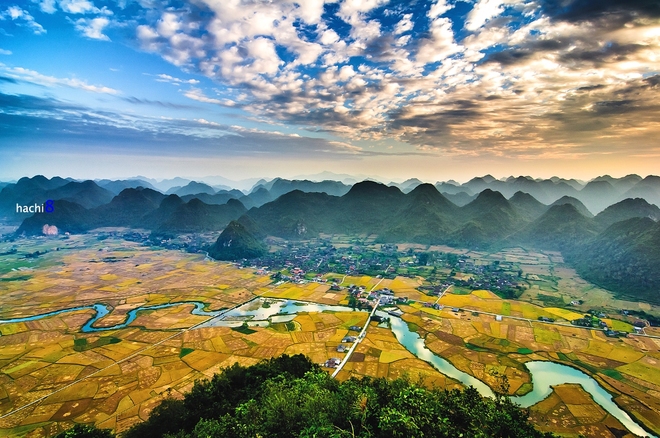 [-]Bình[-]minh[-]rực[-]trên[-]thung[-]lũng[-]Bắc[-]Sơn