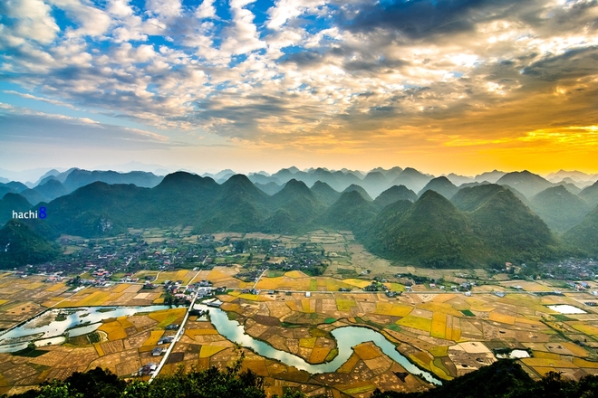 [-]Bình[-]minh[-]rực[-]trên[-]thung[-]lũng[-]Bắc[-]Sơn