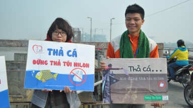  Thả cá đừng thả túi nilông