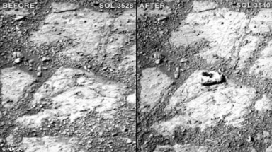   NASA bối rối vì hòn đá bí ẩn trên sao Hỏa