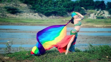  Vũ khúc bellydance của Hoa khôi tài năng trường Điện ảnh