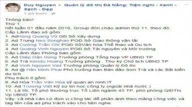  Đà Nẵng: Giám đốc sở kiêm admin facebook
