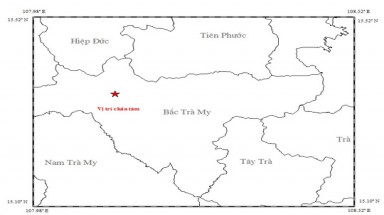 Lại xảy ra động đất ở Sông Tranh 2