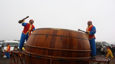   Những chiếc trống kỷ lục khai hội chùa Bái Đính 2013