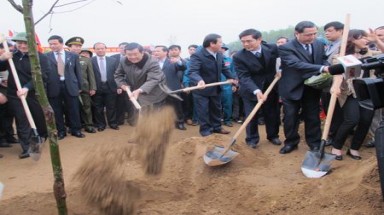  Chủ tịch nước Trương Tấn Sang phát động Tết trồng cây năm 2013 