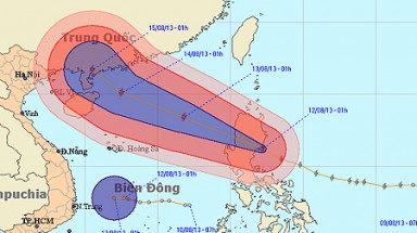 Tin bão gần biển Đông