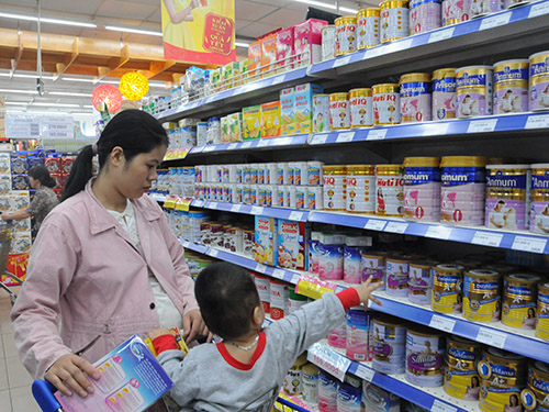  Không kìm được giá sữa