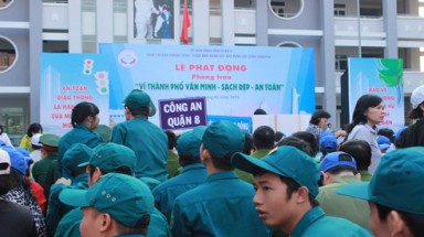  TPHCM phát động phong trào “Vì thành phố văn minh – sạch đẹp – an toàn” 