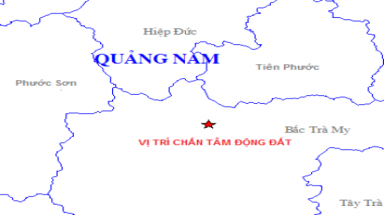   Quảng Nam: Sông Tranh 2 liên tiếp động đất ngày đầu năm mới
