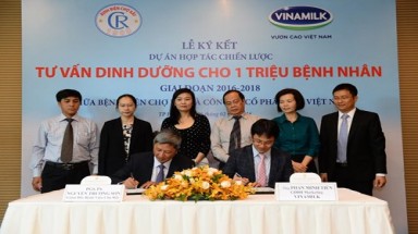  Vinamilk hợp tác với Bệnh viện Chợ Rẫy "Tư vấn Dinh dưỡng cho 1 triệu bệnh nhân"