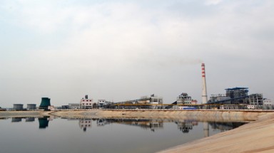   Bể ống dẫn nước chứa xút tại Tổ hợp bau-xít Nhôm Lâm Đồng