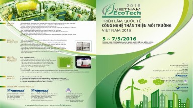  ECOTECH VIETNAM 2016 – Công nghệ xanh vì sự phát triển bền vững