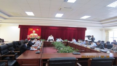   Ban Kinh tế Trung ương làm việc với tỉnh Lai Châu về chương trình ứng phó với BĐKH