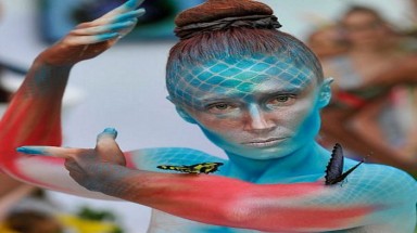  Vườn cây trên sàn diễn thời trang