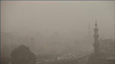 Bão cát mạnh tràn qua Thủ đô Cairo - Ai Cập