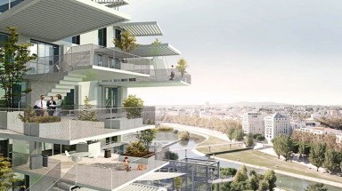   Cao ốc ấn tượng mô phỏng theo hình cây với các nhánh