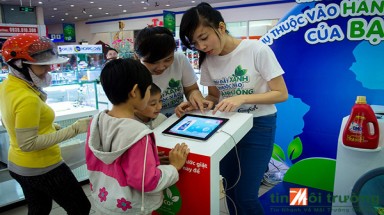 Dự án Cộng đồng Xanh thực hiện thu đổi tại siêu thị Co.opMart