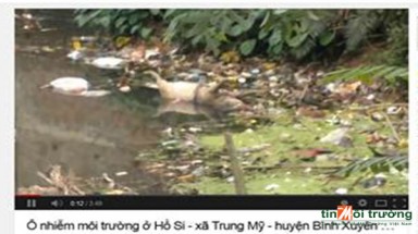  Vĩnh Phúc:Người dân Khu Hồ Si kêu cứu vì ô nhiễm nghiêm trọng
