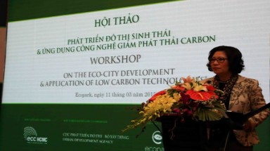  Hội thảo “Phát triển đô thị sinh thái và ứng dụng công nghệ giảm thải carbon”