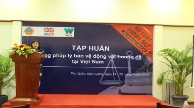  Tập huấn nghiệp vụ bảo vệ động vật hoang dã cho đội ngũ thẩm phán, và cán bộ tòa án TP HCM