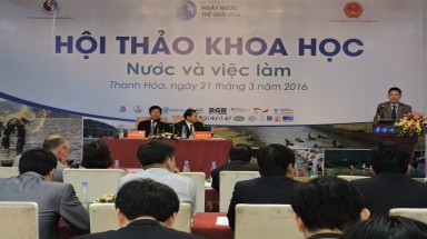 Hội thảo khoa học với chủ đề “Nước và việc làm”