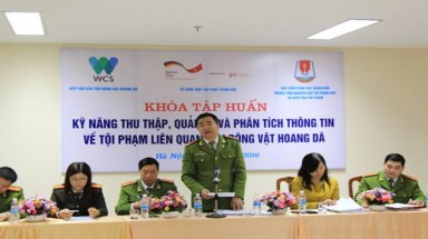  Tập huấn “Kỹ năng thu thập, quản lý và phân tích thông tin về tội phạm liên quan đến động vật hoang dã”