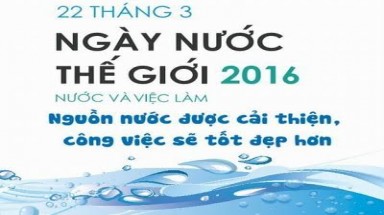  Chuẩn bị cho ngày nước thế giới 2016