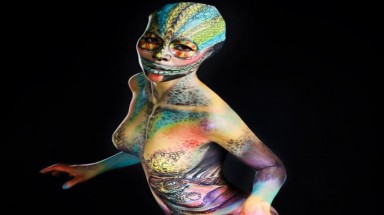  Bộ sưu tập body painting LIZARD – “Tắc kè hoa” ma quái 