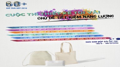  Thi thiết kế túi vải với chủ đề “Tiết kiệm năng lượng”