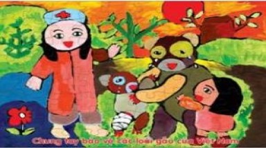  Độc đáo bộ trò chơi xếp hình bảo vệ gấu