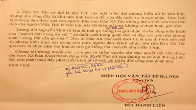  Chủ tịch Hiệp hội vận tải Hà Nội đề nghị phá Đàn Xã Tắc
