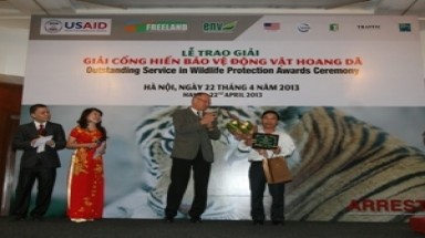 Vinh danh 5 cá nhân cống hiến cho bảo vệ động vật hoang dã