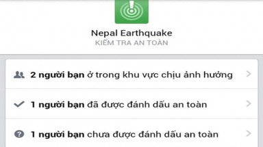  Facebook bổ sung chức năng "Tôi an toàn" tại Nepal