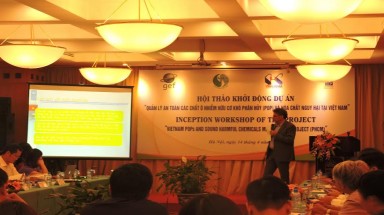  Khởi động dự án “Quản lý an toàn các chất ô nhiễm hữu cơ khó phân hủy và hóa chất nguy hại tại Việt Nam”