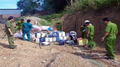  Bình Phước: Phạt nặng Công ty TNHH môi trường Phú Tài xả gần 700 tấn chất thải ra môi trường
