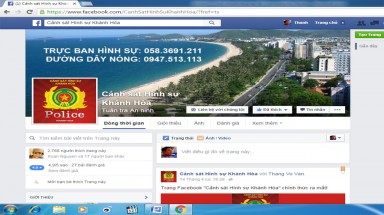 Khánh Hòa: Cảnh sát hình sự lập Facebook tấn công tội phạm