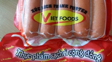  100% mẫu xúc xích Vietfoods chứa chất gây ung thư
