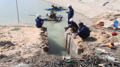  Xả hồ Sông Dinh để cứu lúa cho La Gi ở Bình Thuận