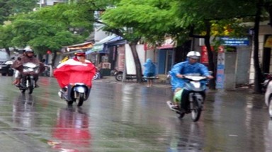  Miền Bắc mưa giảm, Tây Nguyên và Nam bộ chiều tối và đêm có mưa rào và dông 