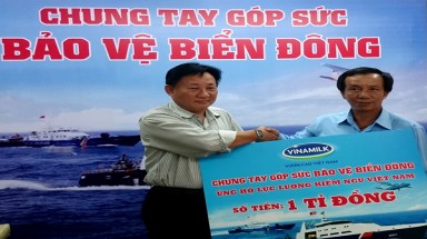  Vinamilk tiếp tục ủng hộ lực lượng Kiểm ngư Việt Nam bảo vệ chủ quyền biển, đảo 