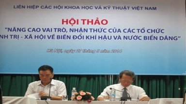  Nâng cao vai trò, nhận thức của các tổ chức chính trị - xã hội về biến đổi khí hậu và nước biển dâng