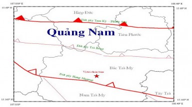  Động đất 2,2 độ Richter gần thủy điện Sông Tranh 2