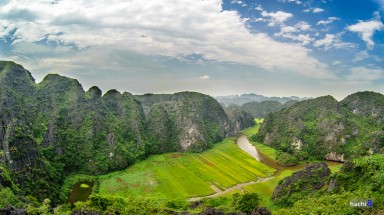  Khung cảnh đồng quê vào mùa lúa chín ở Tam Cốc