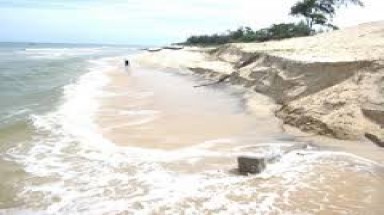  Hơn 40km bờ biển sạt lở nghiêm trọng