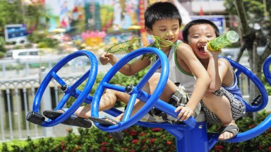  "Tuổi thơ hồn nhiên bên dòng kênh xanh"- Ảnh dự thi của Phan Ngọc Trọng Hậu
