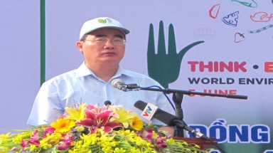   Phó Thủ tướng Nguyễn Thiện Nhân dự mít tinh và trao giải thưởng quốc gia nhân Ngày Môi trường thế giới
